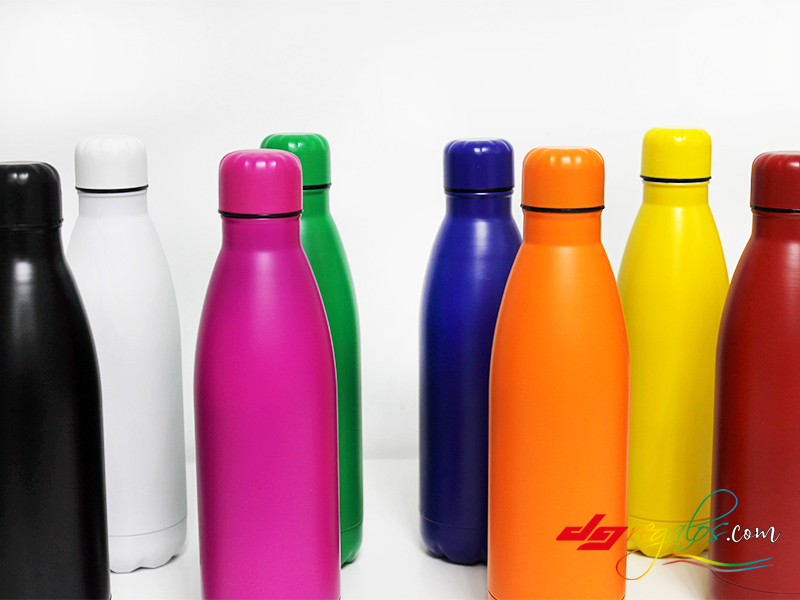 Botellas de agua personalizadas, botellas de agua aisladas personalizadas a  granel, botella de agua grabada de acero inoxidable personalizada de 12